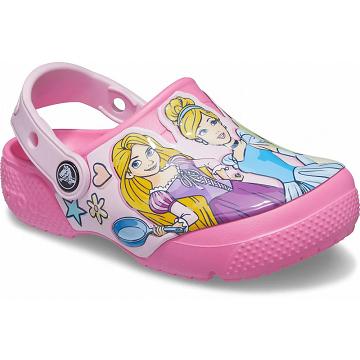 Crocs Fun Lab Disney Princess Klumpa Fiú Rózsaszín | HU 1437UZGT